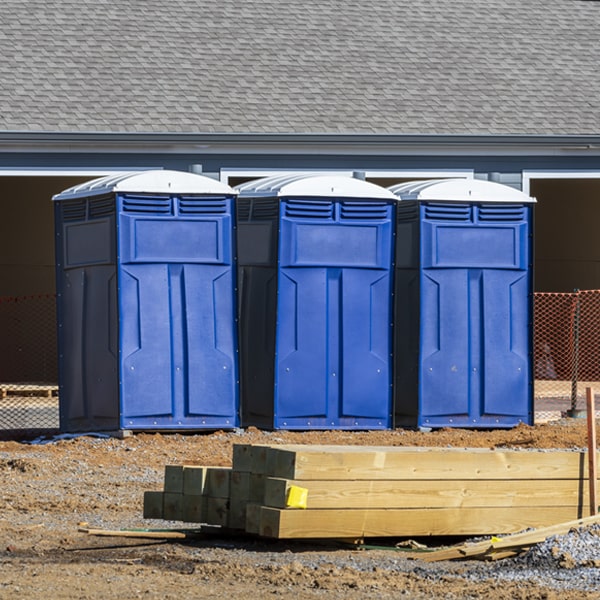 are there any restrictions on where i can place the portable toilets during my rental period in Imperial TX